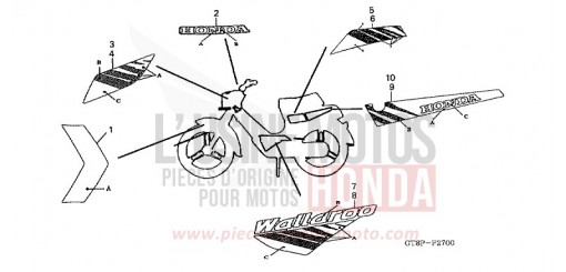 RAYURE/MARQUE (1) PK50P de 1993